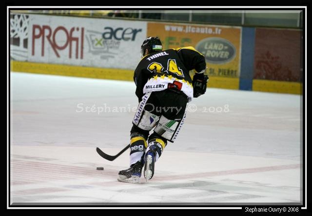 Photo hockey match Rouen - Angers  le 22/11/2008
