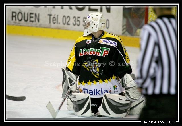 Photo hockey match Rouen - Angers  le 22/11/2008