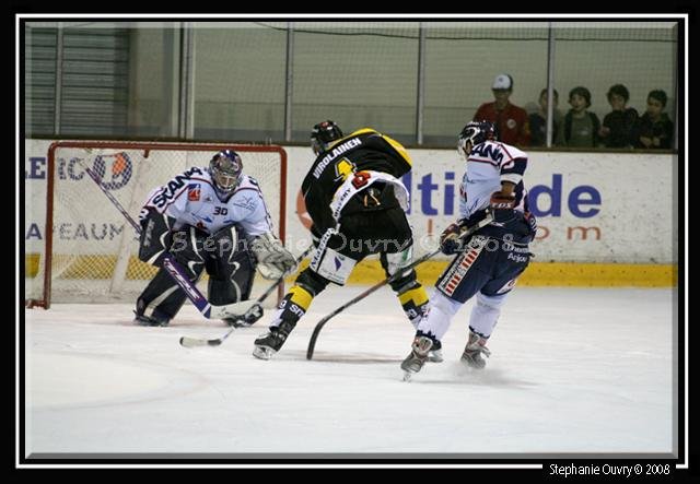 Photo hockey match Rouen - Angers  le 22/11/2008