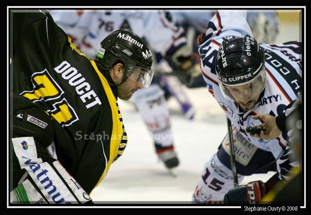 Photo hockey match Rouen - Angers  le 22/11/2008