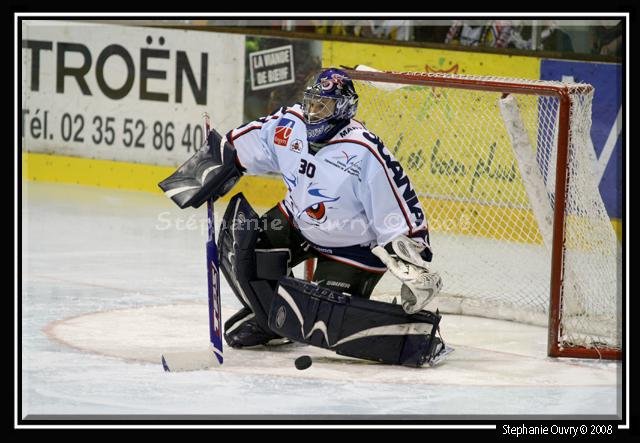 Photo hockey match Rouen - Angers  le 22/11/2008