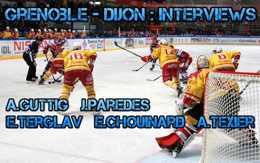 Interviews après Grenoble-Dijon