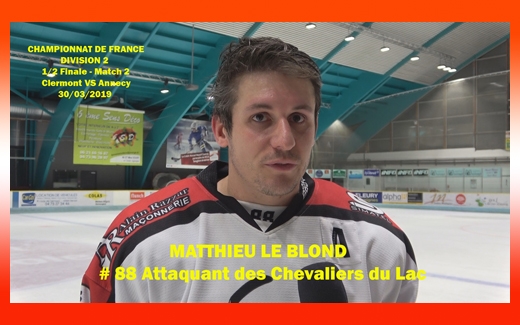 Interview de Matthieu Le Blond