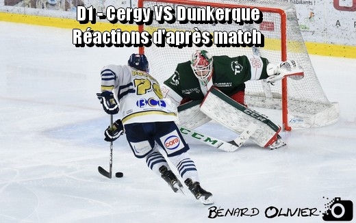 D1 - Cergy VS Dunkerque : Réactions d'après match