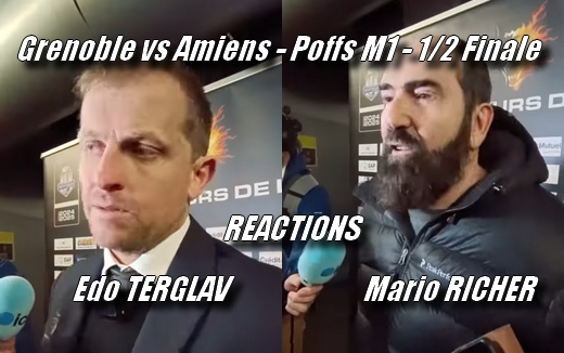 Réactions des coachs Amiens - Grenoble