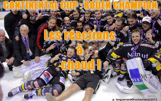 Réactions d'après-finale