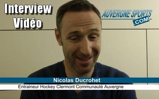 ITV vidéo  de  Nicolas Ducrohet coach de Clermont
