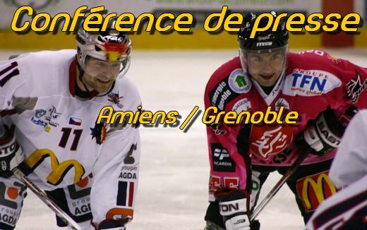 Conférence de presse : Amiens - Grenoble