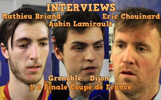CDF: Grenoble-Dijon, réactions des joueurs