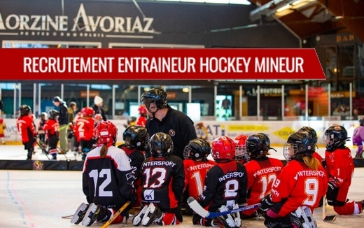 MORZINE recrute ENTRAINEUR HOCKEY MINEUR