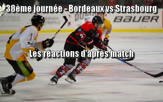 Photo hockey Bordeaux vs Strasbourg - Les réactions - Ligue Magnus Photo hockey Bordeaux vs Strasbourg - Les réactions - Ligue Magnus