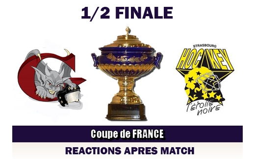 Photo hockey CdeF - Réactions après match Amiens VS Strasbourg - Coupe de France