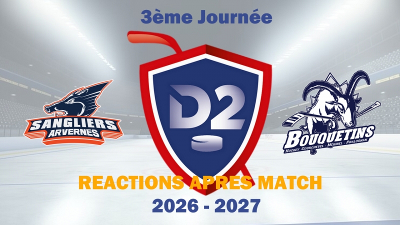 Photo hockey D2 : Clermont - HCMP Réactions après match - Division 2