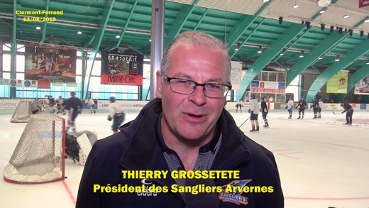 Photo hockey Entretien avec Thierry Grossetête Président du HCCA - Division 1 : Clermont-Ferrand (Les Sangliers Arvernes)