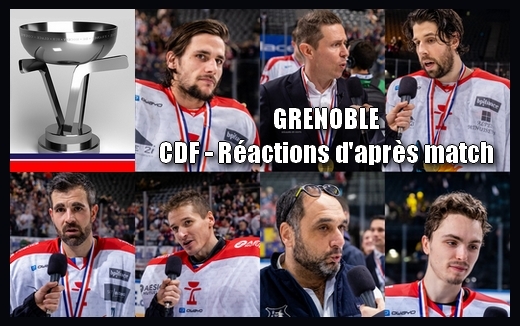 Photo hockey FINALE CDF : RĂ©actions Grenobloises - Coupe de France : Grenoble (Les Brűleurs de Loups) Photo hockey FINALE CDF : RĂ©actions Grenobloises - Coupe de France : Grenoble (Les Brűleurs de Loups)