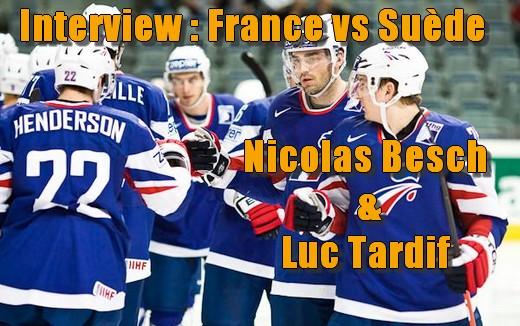 Photo hockey Hockey Mondial 10 : Interview France / Suède - Championnats du monde