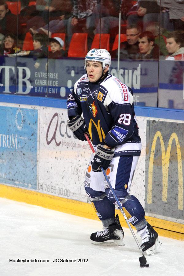 Photo hockey Interview: Kévin Dusseau  - Ligue Magnus : Grenoble  (Les Brûleurs de Loups)