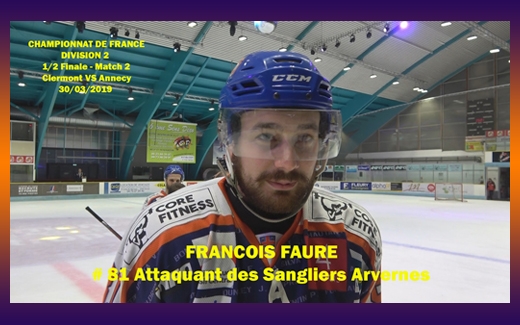 Photo hockey Interview de François Faure - Division 2 : Clermont-Ferrand (Les Sangliers Arvernes)