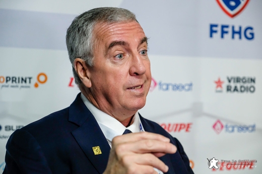 Photo hockey Interview de Luc Tardif Président FFHG - Coupe de France