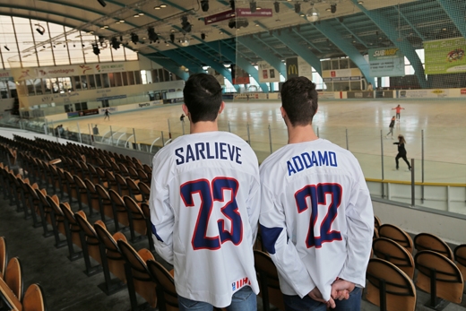 Photo hockey Interviews Justin Addamo & Téo Sarliève - Equipes de France