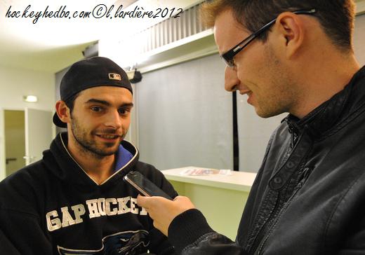 Photo hockey Itw : Paradis, Perret - Ligue Magnus : Grenoble (Les Br没leurs de Loups) Photo hockey Itw : Paradis, Perret - Ligue Magnus : Grenoble (Les Br没leurs de Loups)