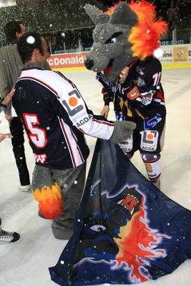 Photo hockey Jeff, la mascotte des BDL - Ligue Magnus : Grenoble  (Les Br�leurs de Loups)