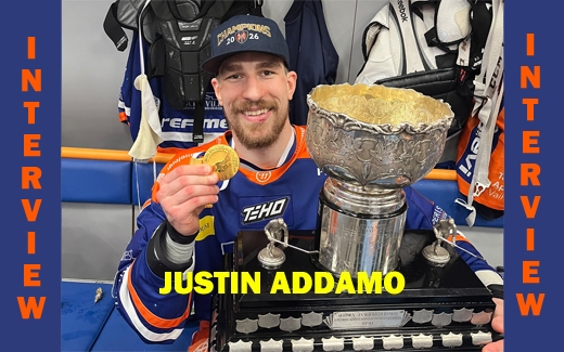 Photo hockey Justin Addamo, un parcours entre ambition, transmission et nouveaux horizons - Equipes de France
