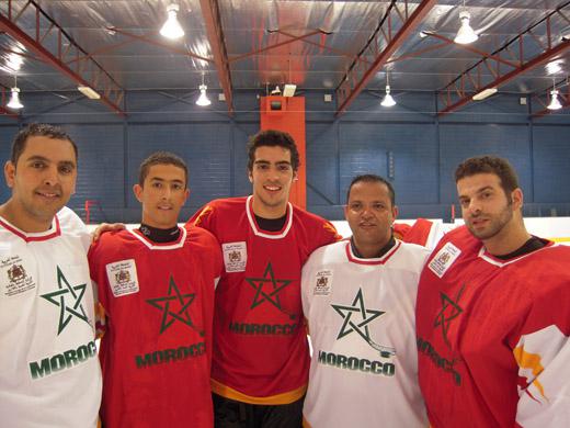 Photo hockey Maroc à Montréal: Le rêve en Rouge - Hockey dans le Monde