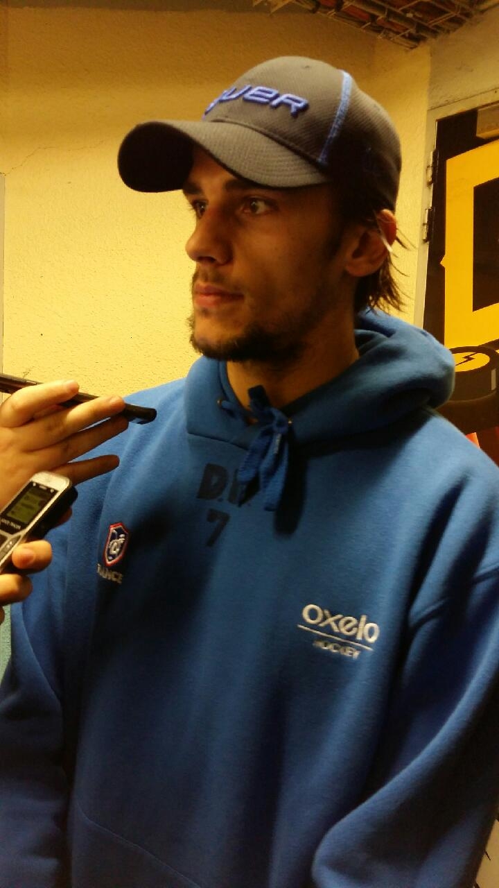 Photo hockey Rouen - Chamonix: réactions d\ Photo hockey Rouen - Chamonix: réactions d\