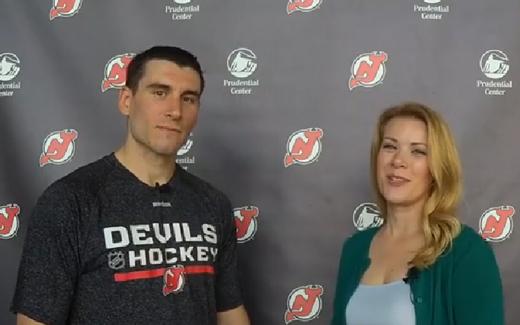 Photo hockey Yohann Auvitu se présente aux fans des Devils - NHL : National Hockey League - AHL