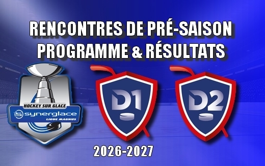 Photo hockey AMICAUX - RESULTATS de ce dimanche. - Ligue Magnus