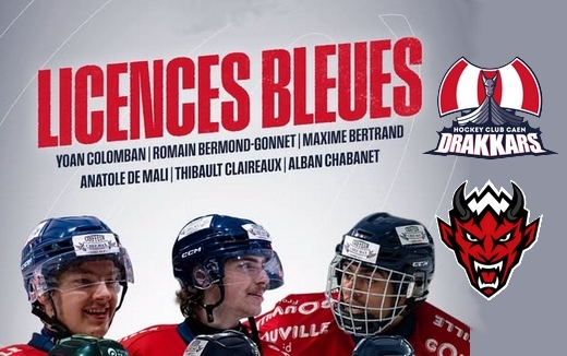 Photo hockey BRIANCON - CAEN Licences bleues - Ligue Magnus