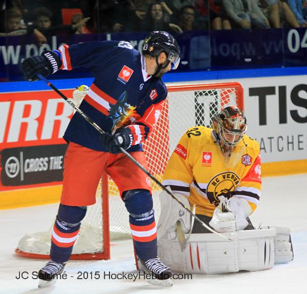 Photo hockey CHL : Grenoble trop court face à Litvinov - Europe : Continental Cup - CHL : Grenoble  (Les Brûleurs de Loups)