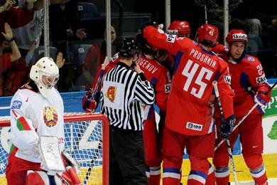 Photo hockey CM : Et Morozov sauva la Mère patrie - Championnats du monde Photo hockey CM : Et Morozov sauva la Mère patrie - Championnats du monde