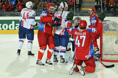 Photo hockey CM 09 : Seconde défaite française - Championnats du monde
