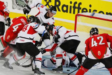 Photo hockey CM Releg : La Hongrie atomisée - Championnats du monde Photo hockey CM Releg : La Hongrie atomisée - Championnats du monde