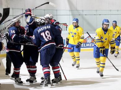 Photo hockey CM U18 : Les USA sans pitié - Championnats du monde Photo hockey CM U18 : Les USA sans pitié - Championnats du monde