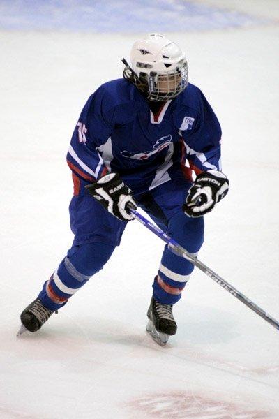Photo hockey CM U18 fém. D1 : La capitaine en direct - Championnats du monde Photo hockey CM U18 fém. D1 : La capitaine en direct - Championnats du monde