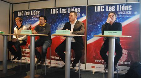 Photo hockey D1: Conférence de presse à Lyon - Division 1 : Lyon (Les Lions)