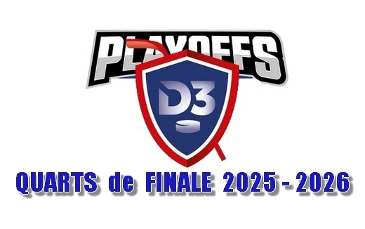 Photo hockey D3 - Play-Offs Résultats Match 1 - 1/4 finale - 11/04/2026 - Division 3