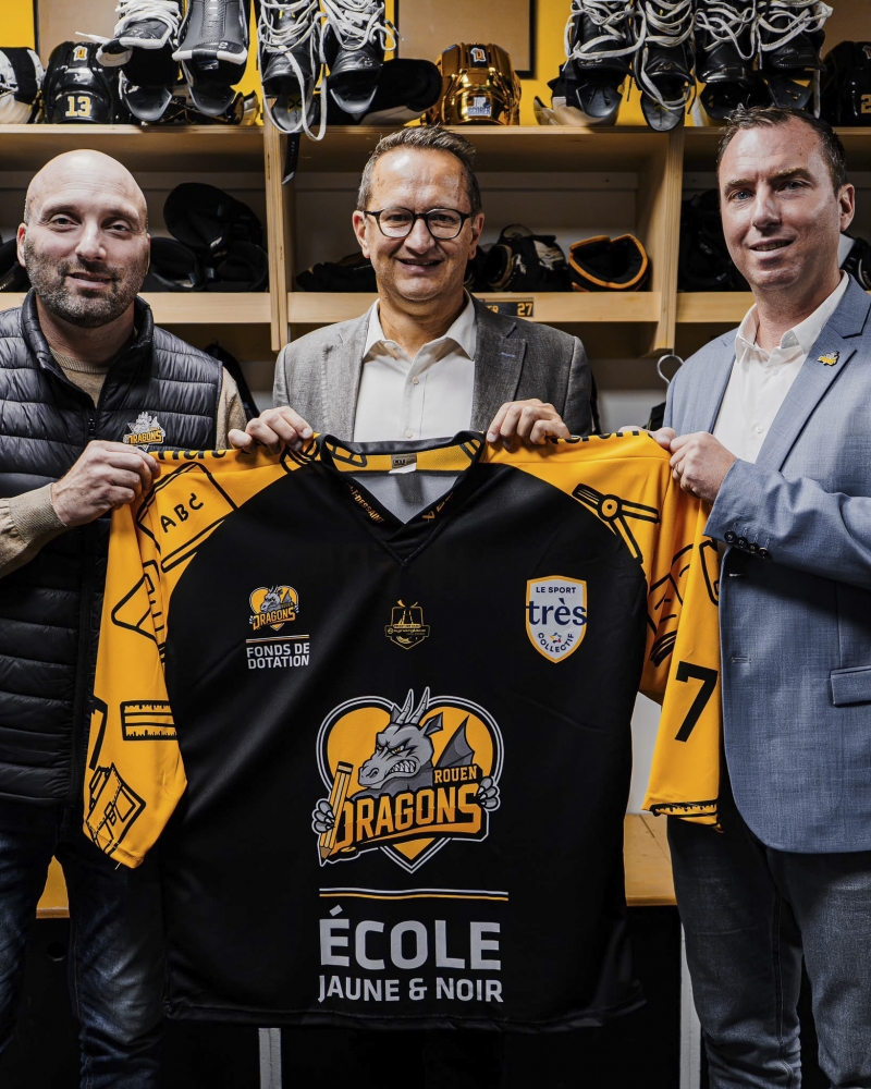 Photo hockey Fond de dotation des dragons. - Ligue Magnus : Rouen (Les Dragons)