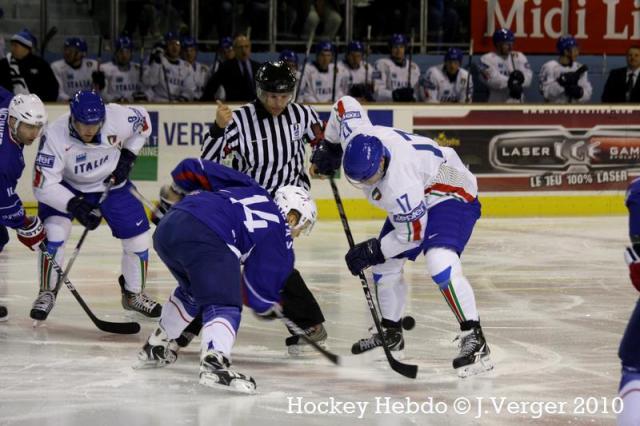 Photo hockey France - Italie à Tours - Equipes de France Photo hockey France - Italie à Tours - Equipes de France