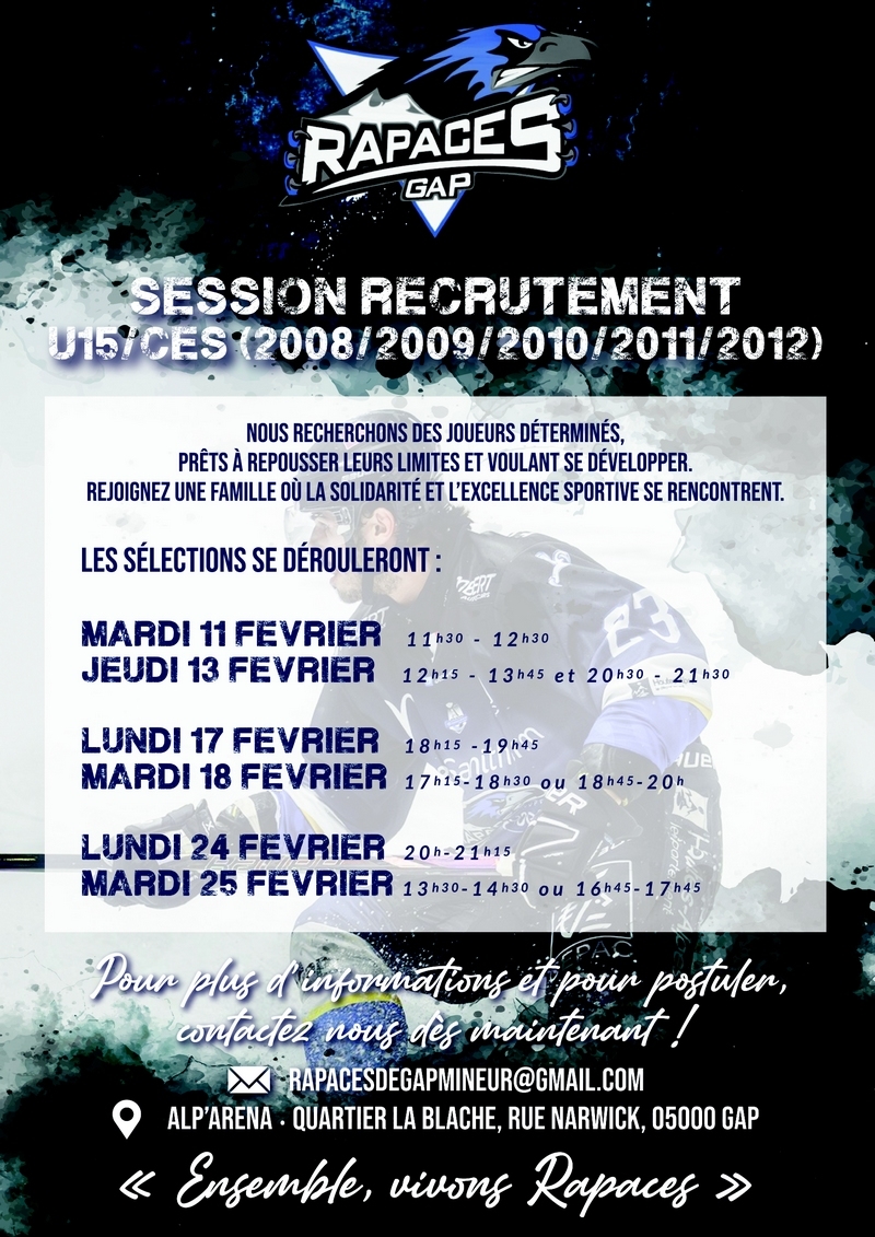 Photo hockey GAP Mineur - Journées de recrutement - Hockey Mineur : Gap  (Les Rapaces)