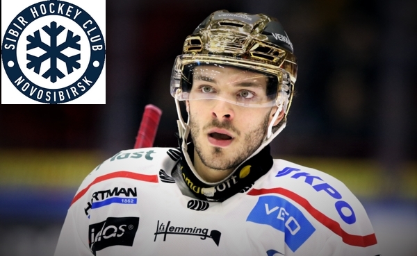 Photo hockey KHL : Charles Bertrand en Sibérie - KHL - Kontinental Hockey League