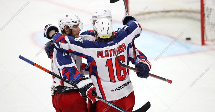 Photo hockey KHL : Le CSKA ouvre le bal - KHL - Kontinental Hockey League ARCHIVES