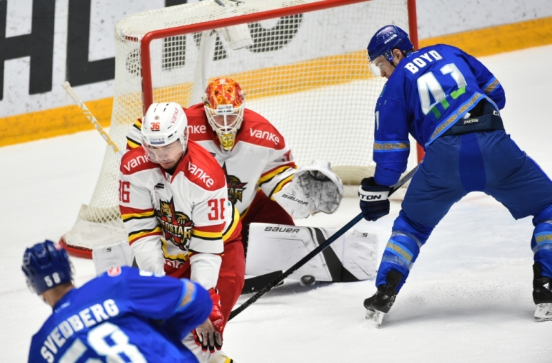 Photo hockey KHL : Le souffle brûlant du dragon - KHL - Kontinental Hockey League
