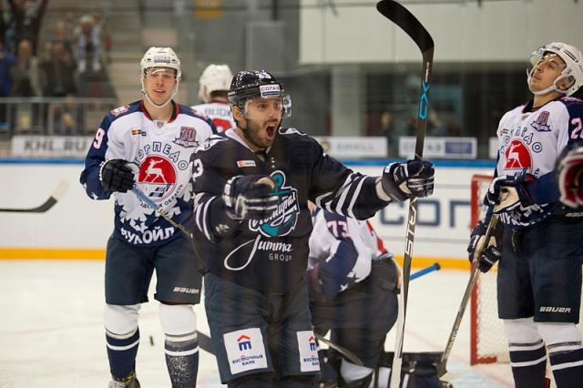 Photo hockey KHL : Une bien belle bordée - KHL - Kontinental Hockey League