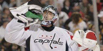 Photo hockey Kolzig sur le départ - Hockey dans le Monde