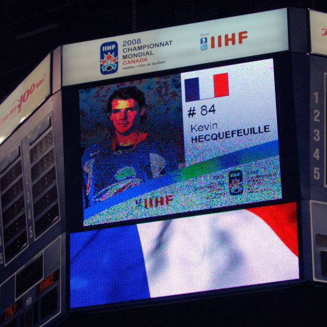 Photo hockey Kévin Hecquefeuille: les Vikings  en play down - Hockey en Europe