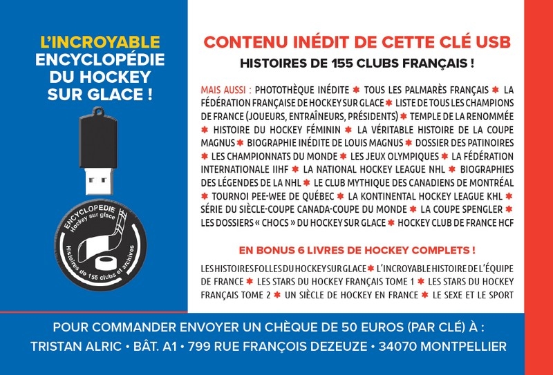 Photo hockey L’INCROYABLE ENCYCLOPÉDIE DU HOCKEY SUR GLACE ! - Hockey en France